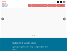 Tablet Screenshot of dutchartdesignsalon.com
